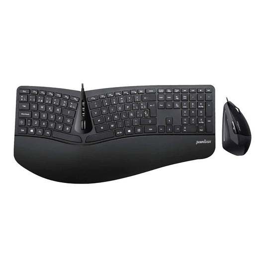 Combo Mouse Y Teclado PERIXX 505 Ergonómicos USB