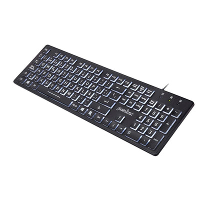 Teclado USB PERIXX 317 Retroiluminado