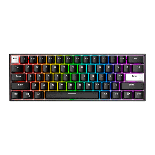 Teclado MK857 60% FROST SWITCH FANTECH Negro