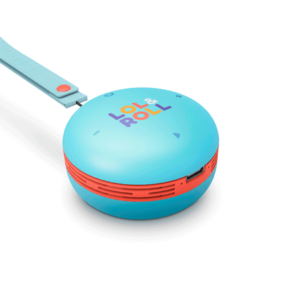 Parlante ENERGY SISTEM LOL Y ROLL KIDS Bluetooth Celeste