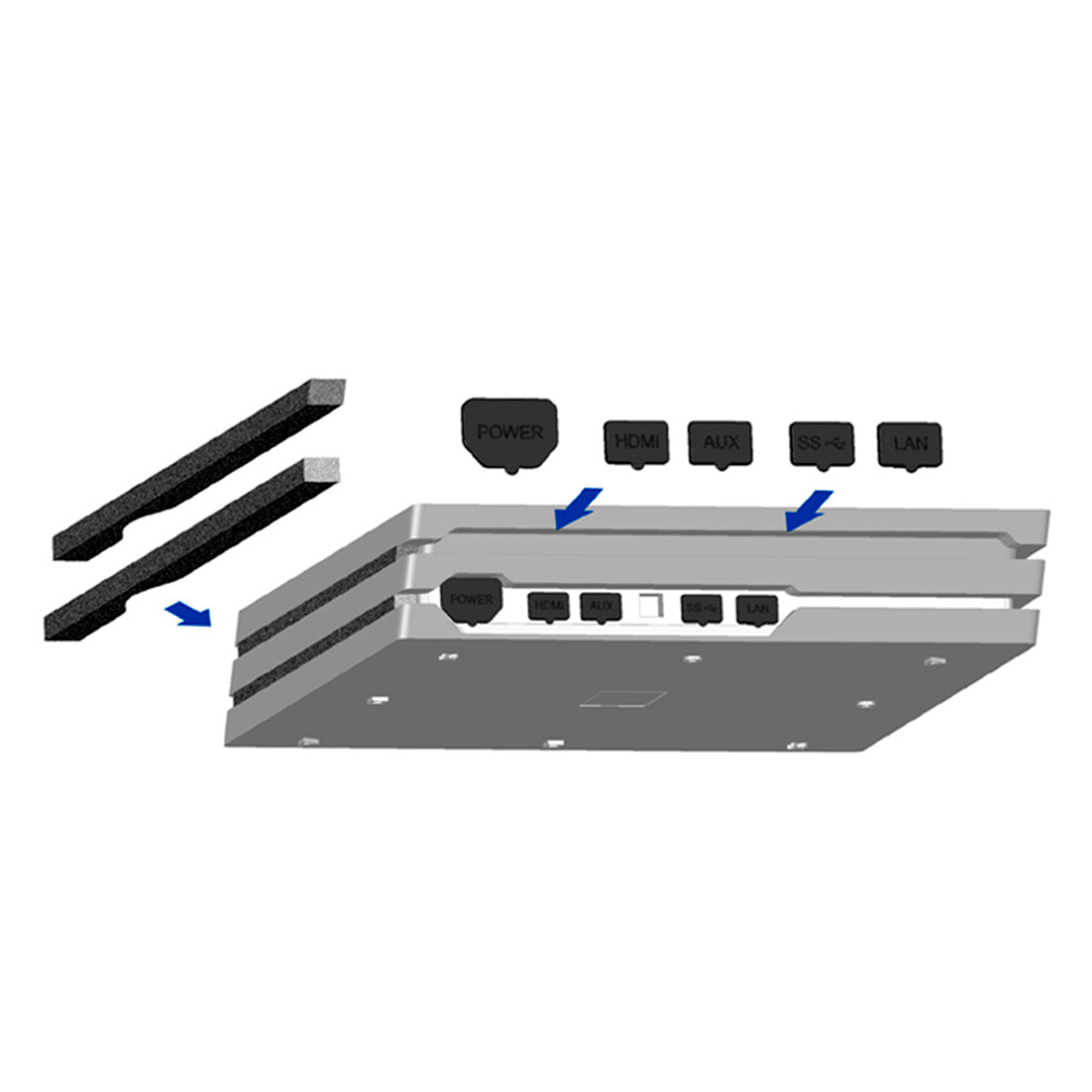 Kit Anti Polvo DOBE TP4-833 Para PS4 PRO