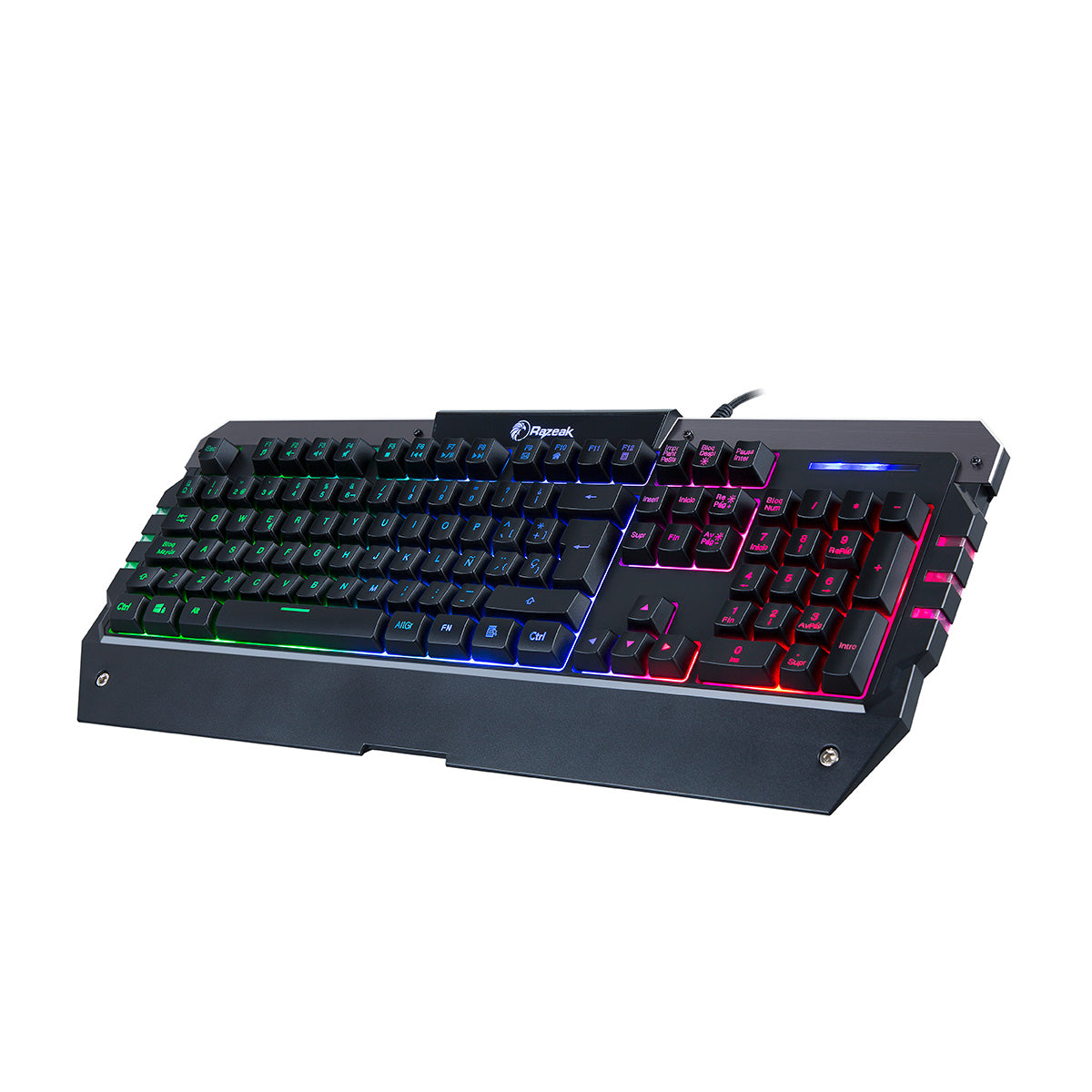 Teclado RAZEAK Retroiluminado GAMER RK-8161 RGB