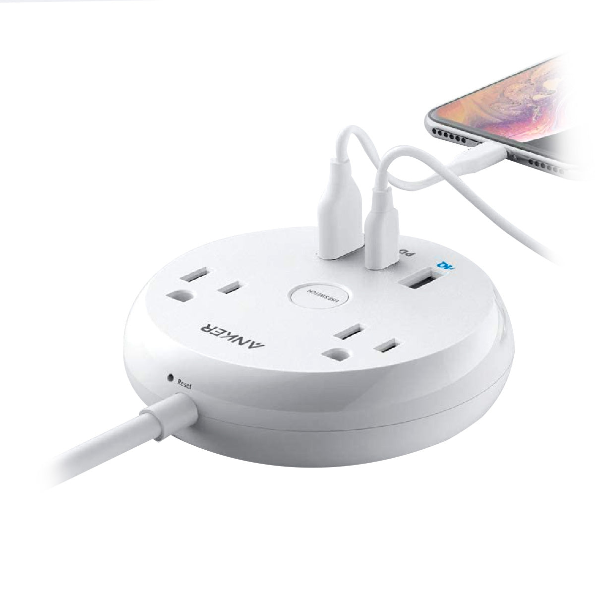 Power Strip Pad 2 ANKER USB C Con Carcasa Ignífuga