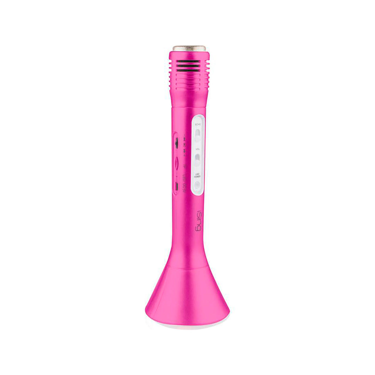 Micrófono Para Karaoke VIVITAR Bluetooth Luces Led Rosa