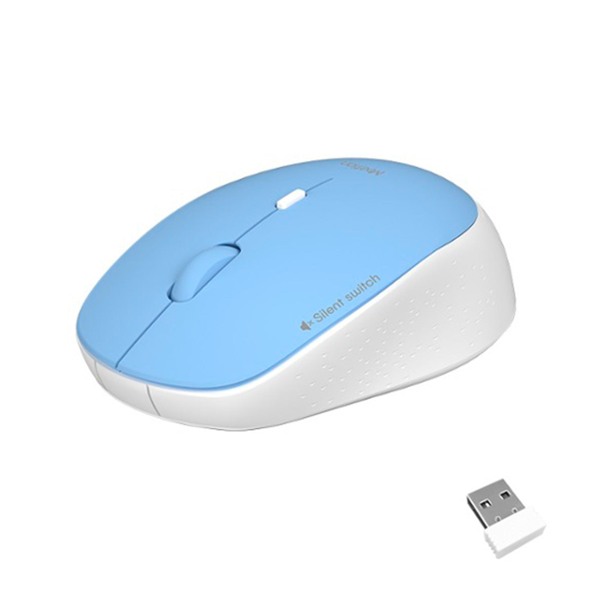 Mouse Inalámbrico MEETION R570 Celeste