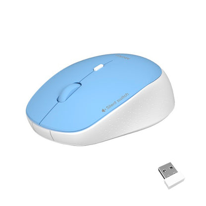 Mouse Inalámbrico MEETION R570 Celeste