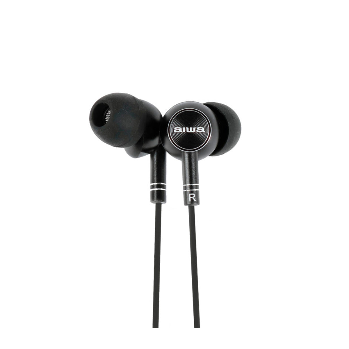 Auricular 3,5mm AIWA AWF1 Ergonómicos Negro
