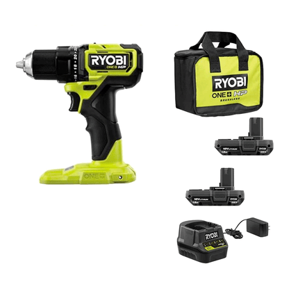 Kit Taladro y Destornillador Inalámbrico 18V Motor sin Escobillas