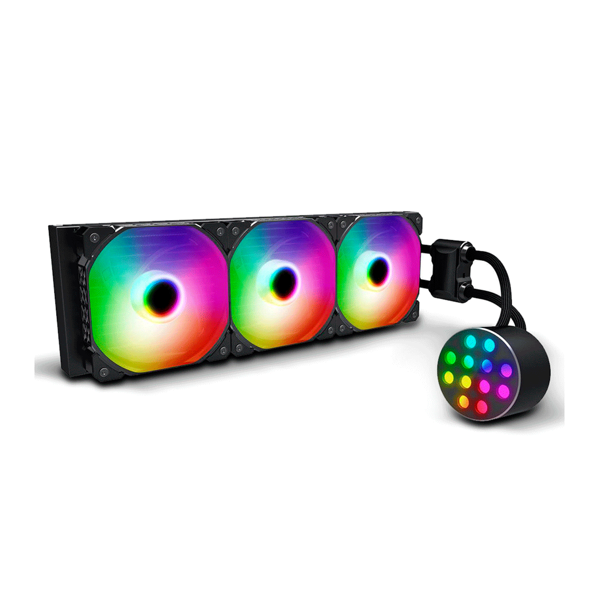 Disipador CPU CY360MM Líquida RGB SAMA Negro