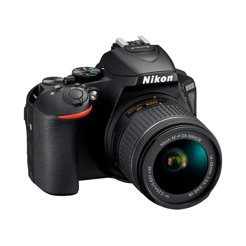 Cámara REFLEX NIKON D5600 Lente NIKKOR AF-P DX 18-55 mm
