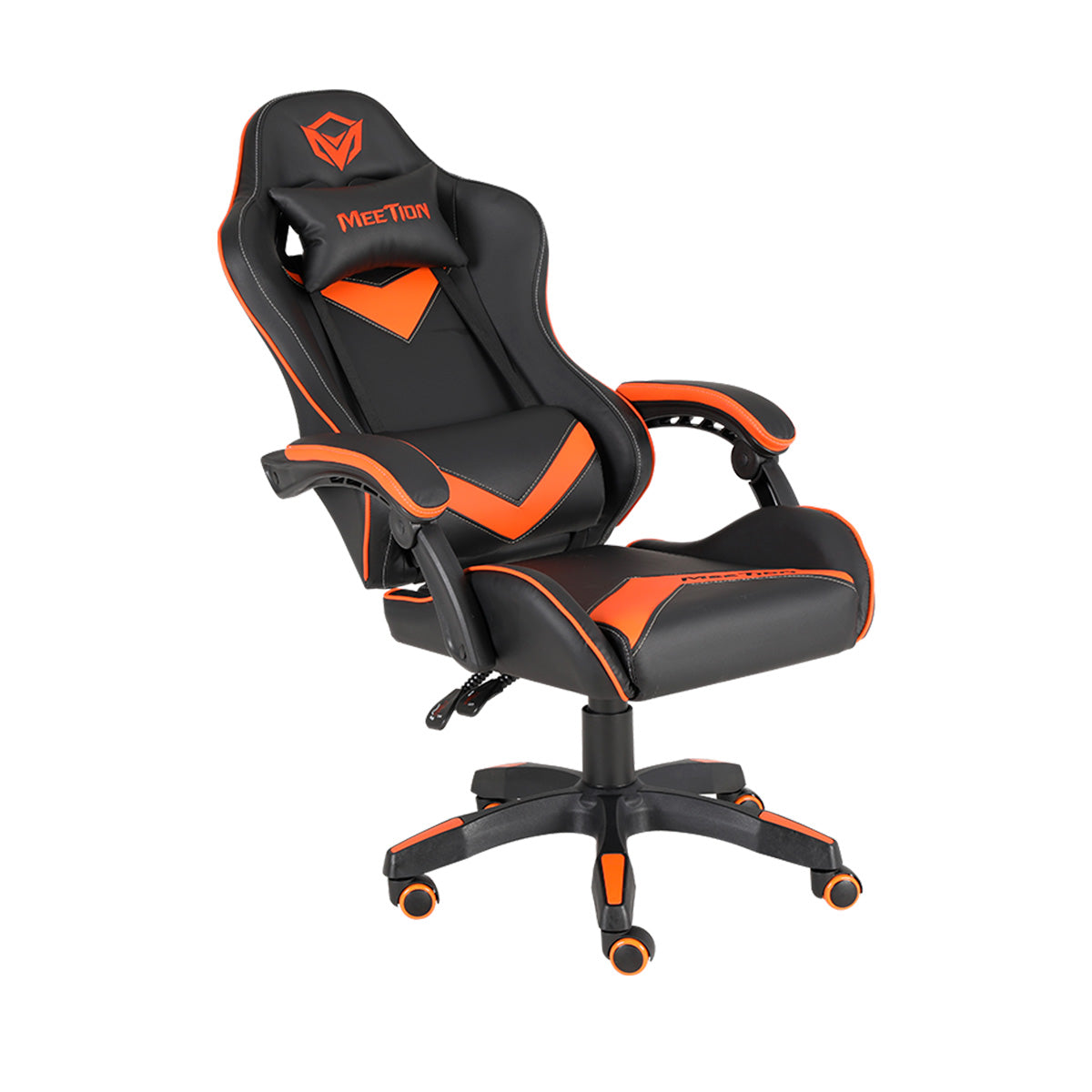 Silla Gaming MEETION MT-CHR04 Negro y Naranja