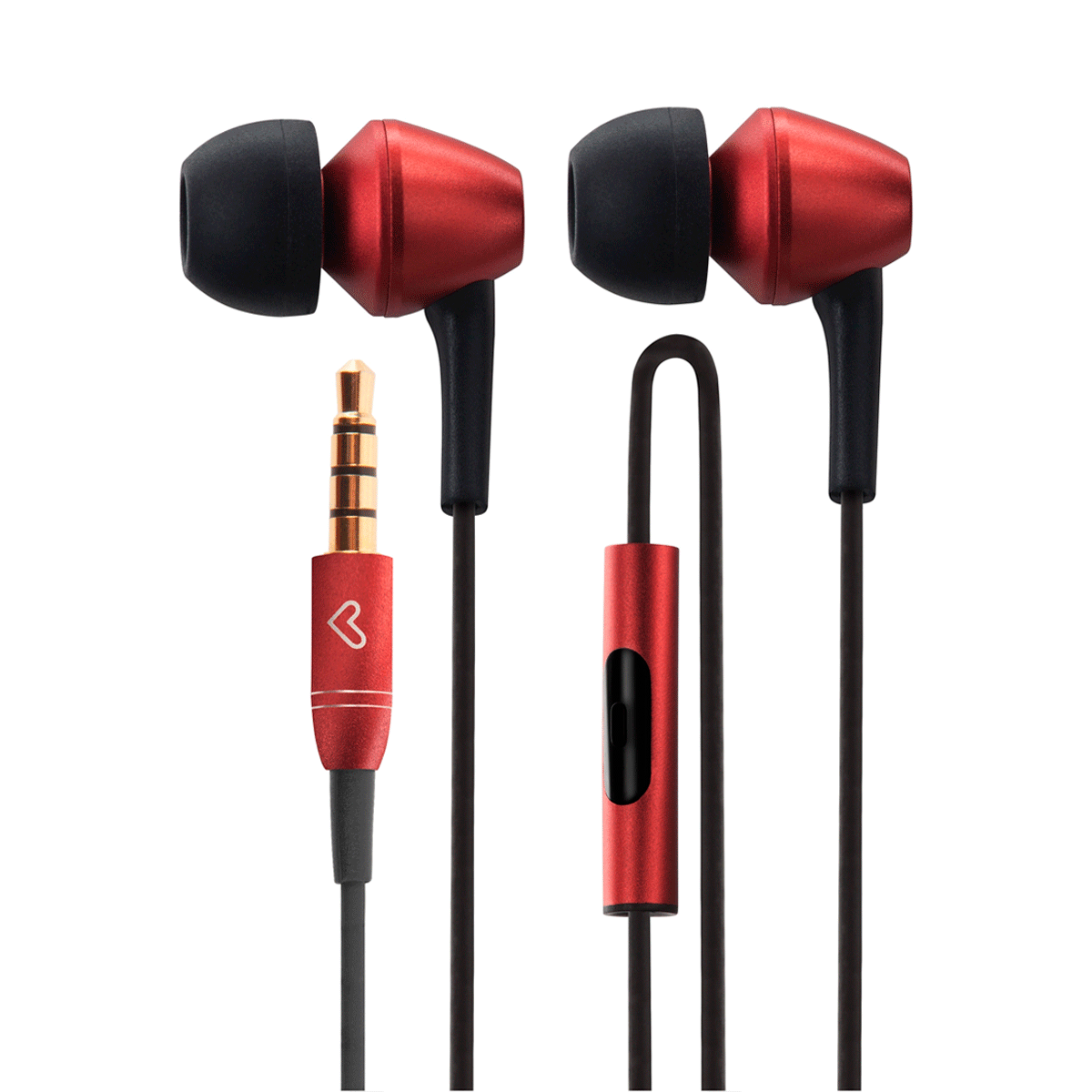 Auriculares ENERGY SISTEM Earphones URBAN 3 Coral Con Micrófono