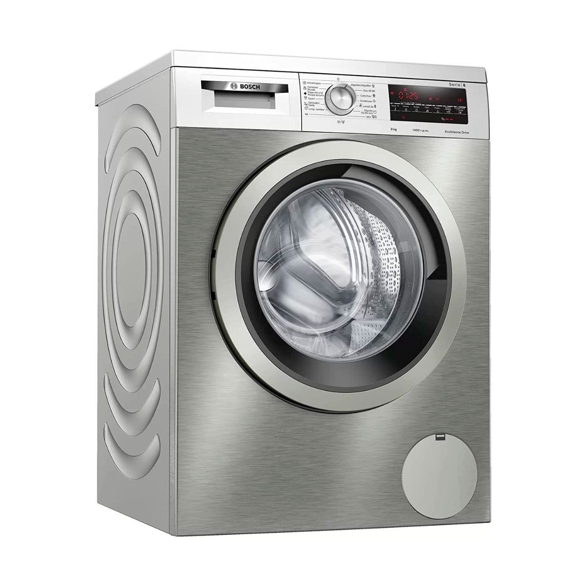 Lavarropas Carga Frontal BOSCH WUU28T6XES 8Kg Inox