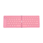 Teclado Inalámbricos BTK001 Mini MEETION Bluetooth Rosa