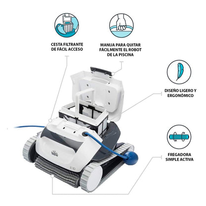 Robot Limpiador De Fondos Para Piscinas DOLPHINE E10