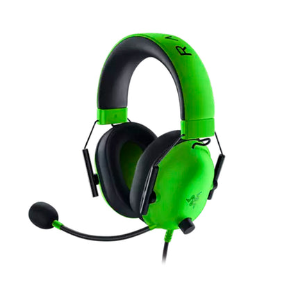 Headset RAZER Gamer RZ04 BLACKSHARK V2 X-Wired Green