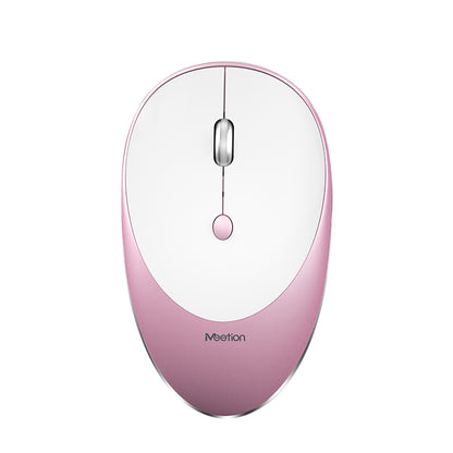 Mouse Inalámbrico MEETION R600 2.4G Pink
