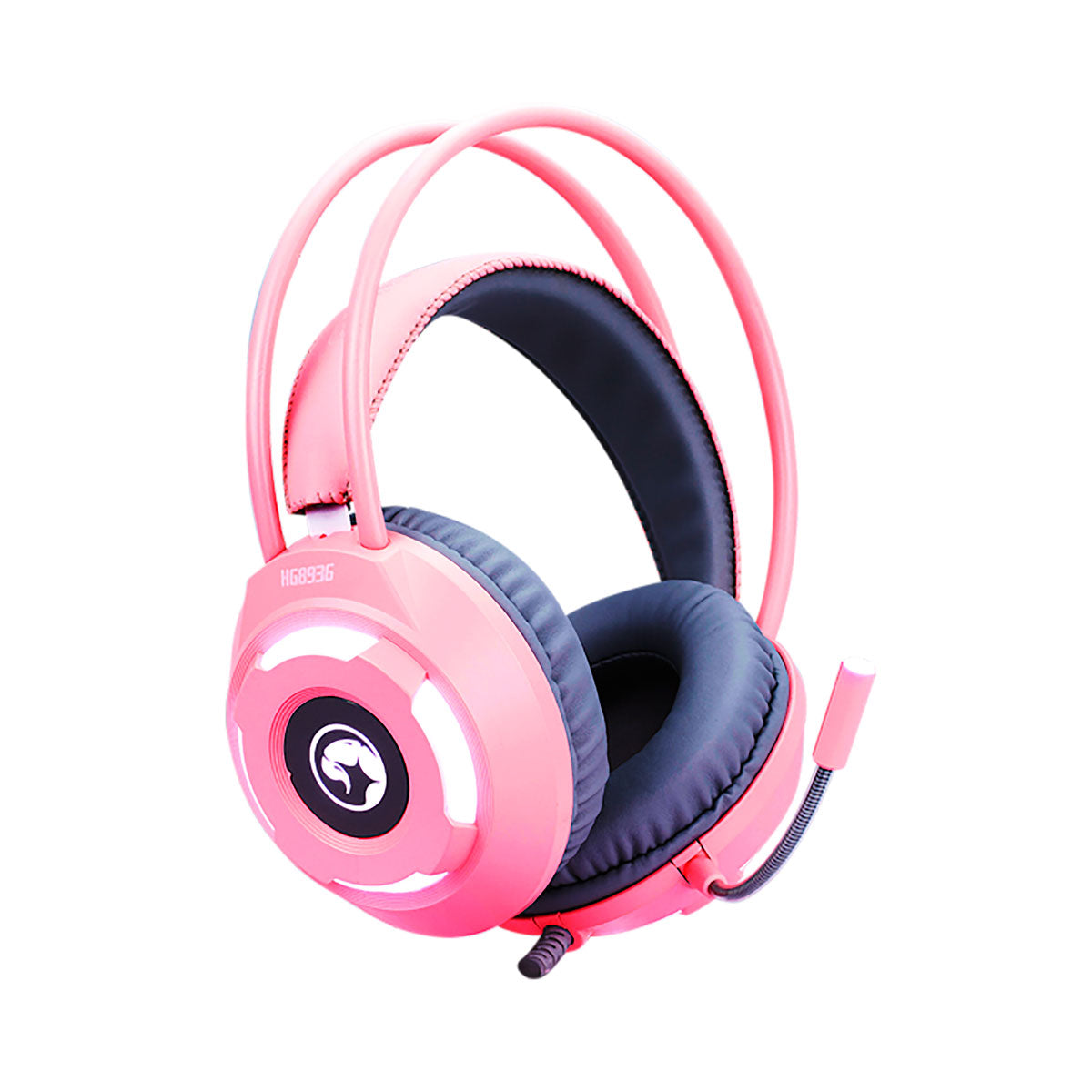 Auriculares Gaming MARVO HG8936 Pc Estéreo Luz Blanca 50mm