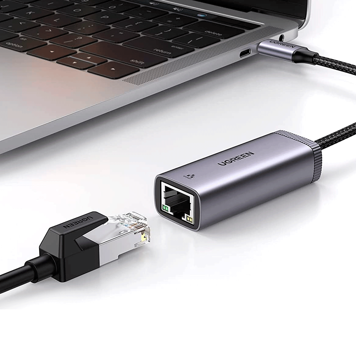 Adaptador UGREEN USB C a RJ45 a Thunderbolt 3