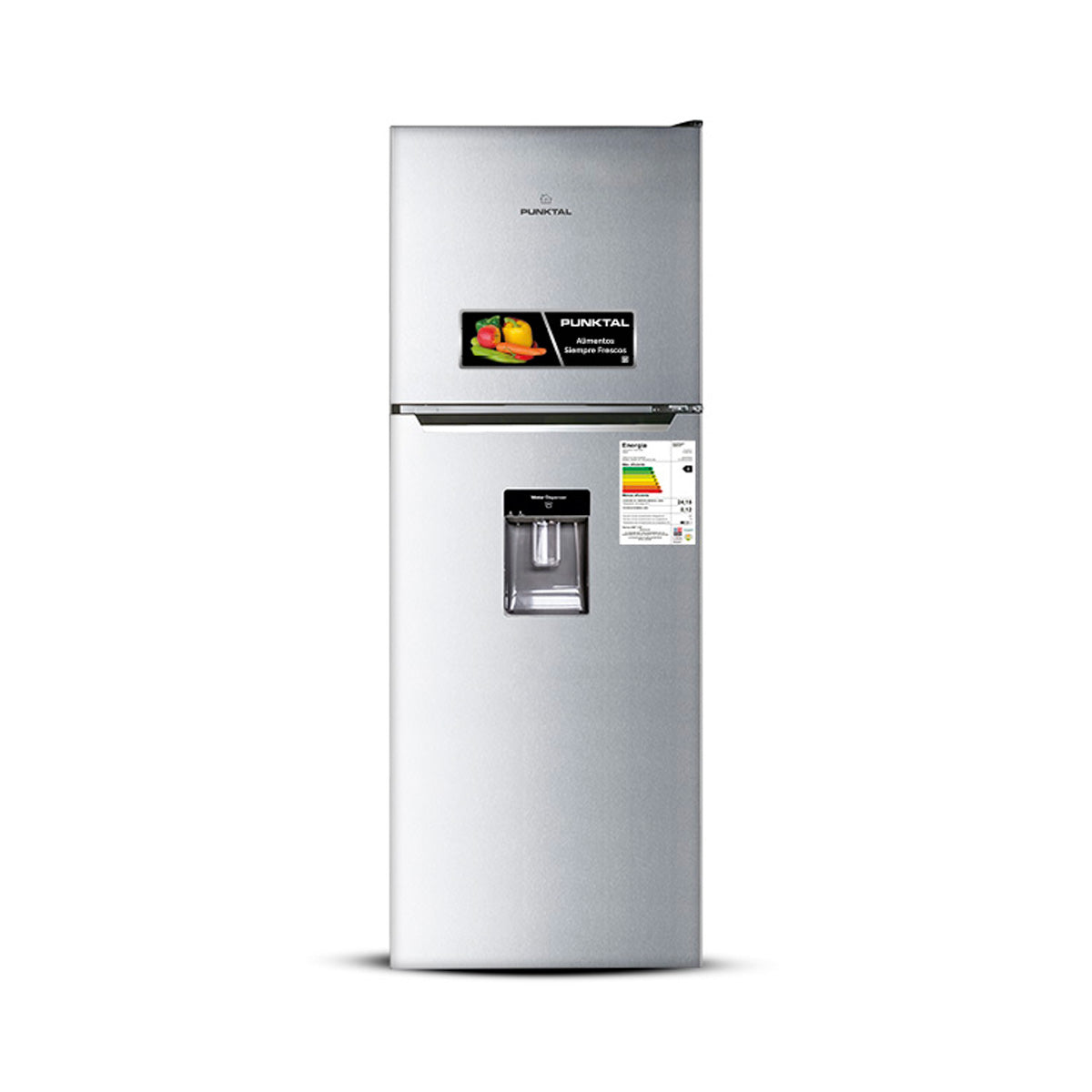 Refrigerador PUNKTAL PK-368FSG Frío Seco 345Lts