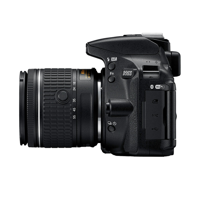 Cámara REFLEX NIKON D5600 Lente NIKKOR AF-P DX 18-55 mm