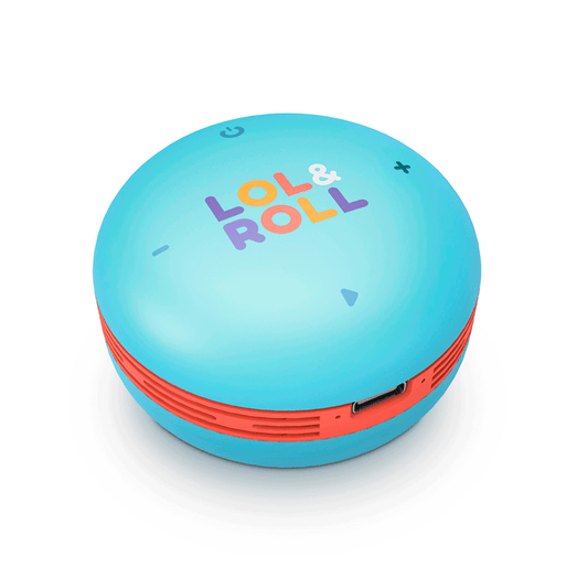 Parlante ENERGY SISTEM LOL Y ROLL KIDS Bluetooth Celeste