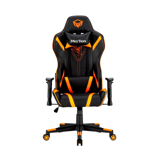 Silla Gamer MEETION CHR15 Reclinable Black+Orange