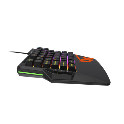 Teclado ONE HAND MEETION KB015 Negro