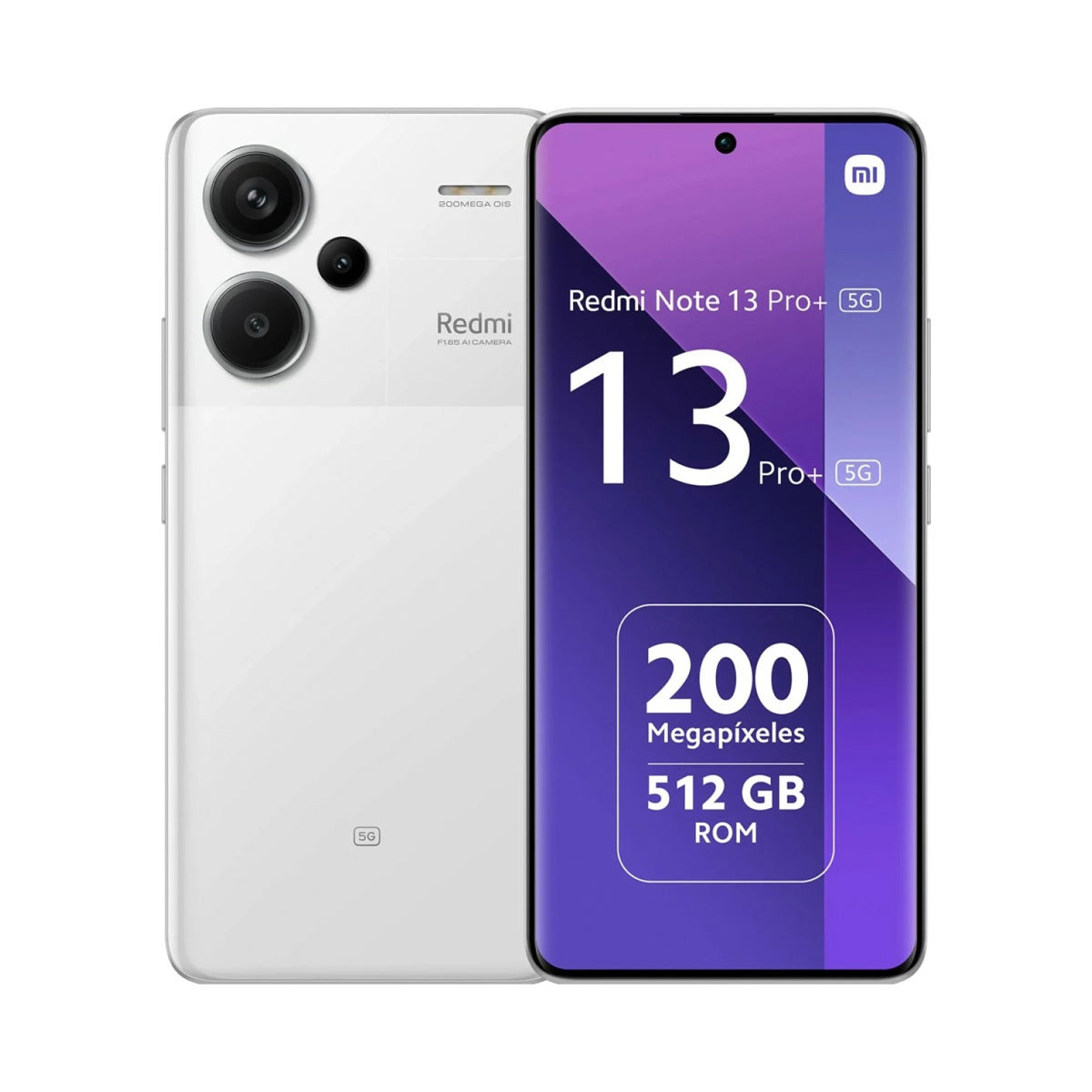 Celular XIAOMI Redmi Note 13 Pro+ 5G Dual Sim 512GB 12GB RAM Blanco