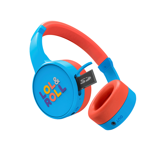 Auriculares ENERGY SISTEM Headphones LOL Y ROLL POP KIDS Bluetooth Celeste