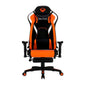 Silla Gaming METTION MT-CHR22 Cuero Capoyapies Black Orange