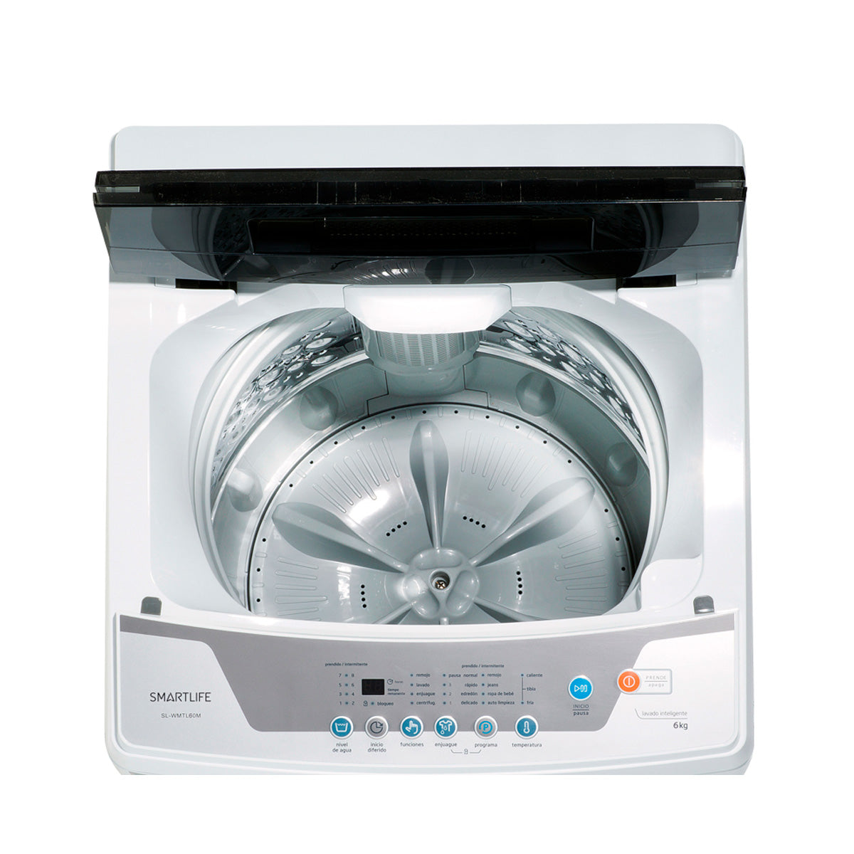 Lavarropas Carga Superior SMARTLIFE SL-WMTL60M 6Kg