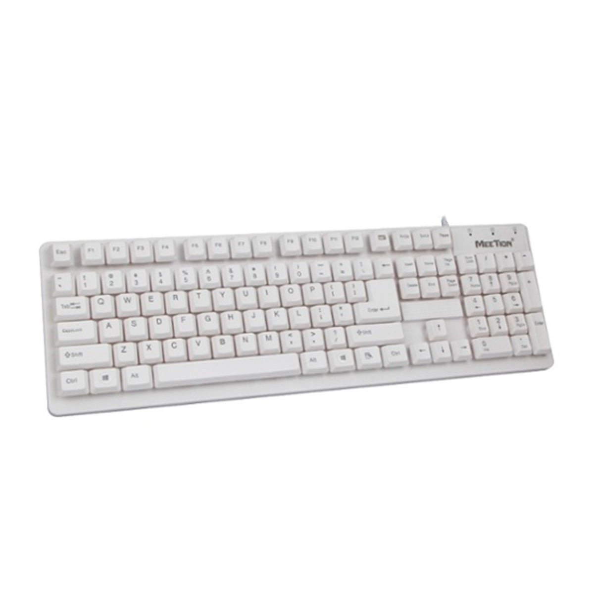 Teclado MEETION K202 Impermeable Blanco