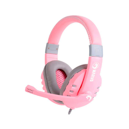 Combo Gaming MARVO CM370 4 en 1 Ambidiestro Rosa