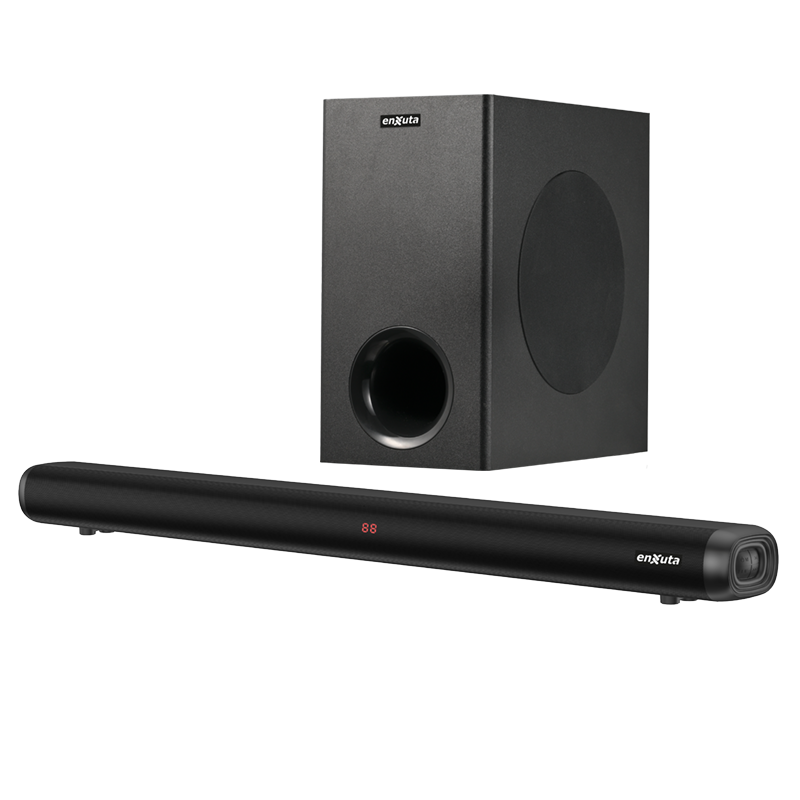 Barra de Sonido con Subwoofer Bluetooth, 1.600 Watts – BSENX29160 – ENXUTA