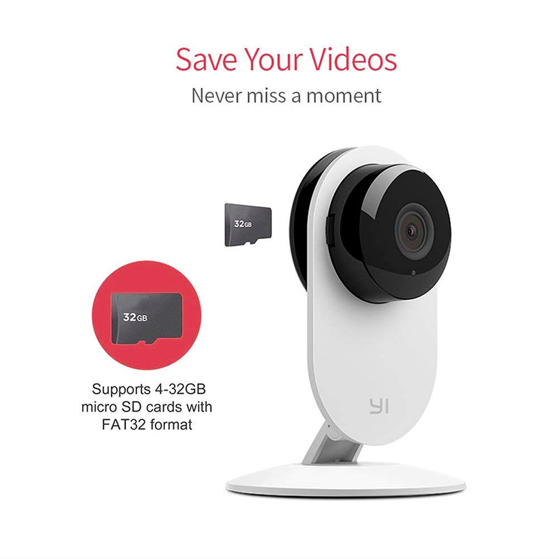 Cámara Hogar Yi 4pc con Visión Nocturna + Monitoreo De Bebé