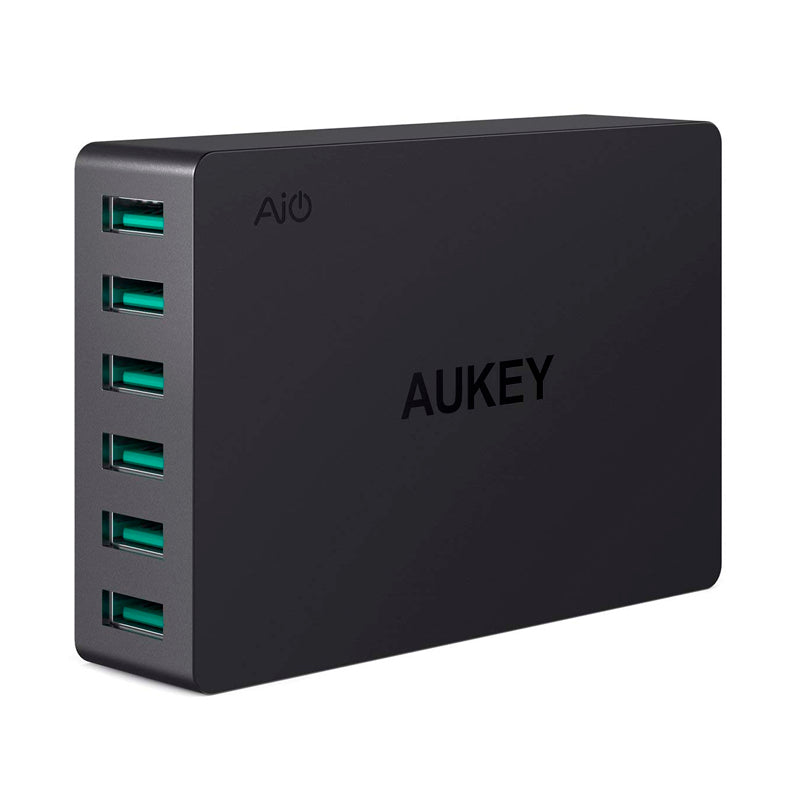 Cargador USB AUKEY 60W / 6 Puertos