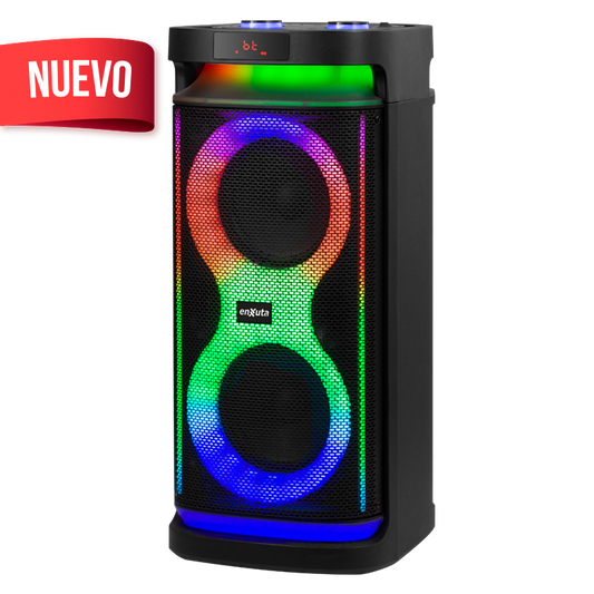 Party Box Portátil 6.5” x2  – Bluetooth, 400 Watts – PBENX2965D40 – Enxuta