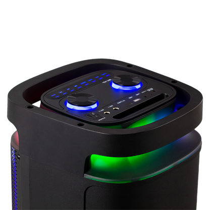 Party Box Portátil 6.5” x2  – Bluetooth, 400 Watts – PBENX2965D40 – Enxuta