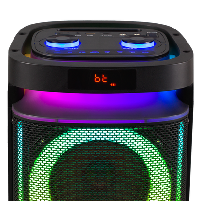 Party Box Portátil 6.5” x2  – Bluetooth, 400 Watts – PBENX2965D40 – Enxuta