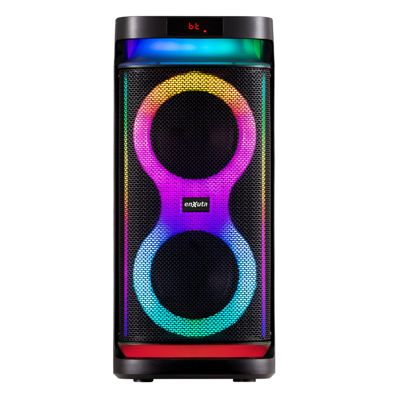 Party Box Portátil 6.5” x2  – Bluetooth, 400 Watts – PBENX2965D40 – Enxuta