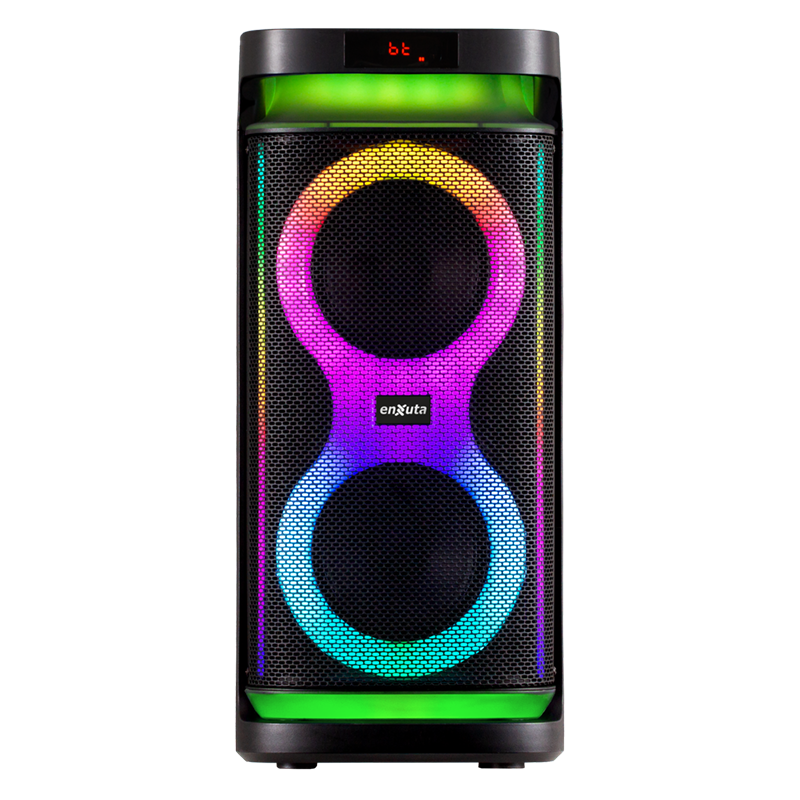Party Box Portátil 6.5” x2  – Bluetooth, 400 Watts – PBENX2965D40 – Enxuta
