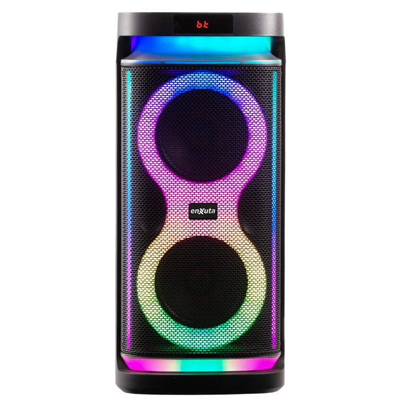 Party Box Portátil 6.5” x2  – Bluetooth, 400 Watts – PBENX2965D40 – Enxuta