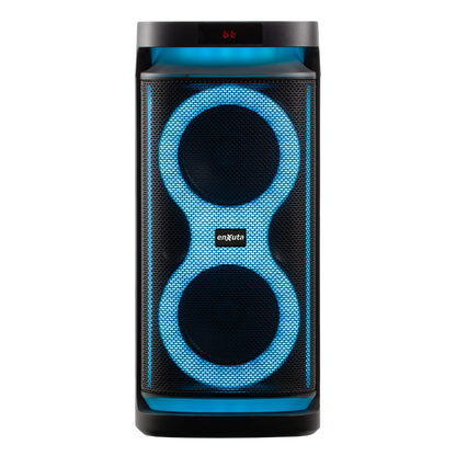 Party Box Portátil 6.5” x2  – Bluetooth, 400 Watts – PBENX2965D40 – Enxuta