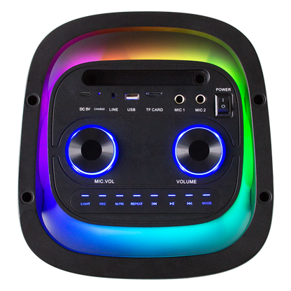 Party Box Portátil 6.5” x2  – Bluetooth, 400 Watts – PBENX2965D40 – Enxuta