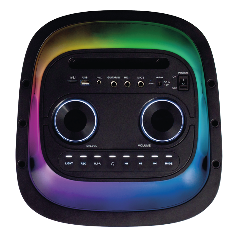 Party box Portátil 8”x2 Bluetooth, 1.000 Watts – PBENX298D100 – ENXUTA