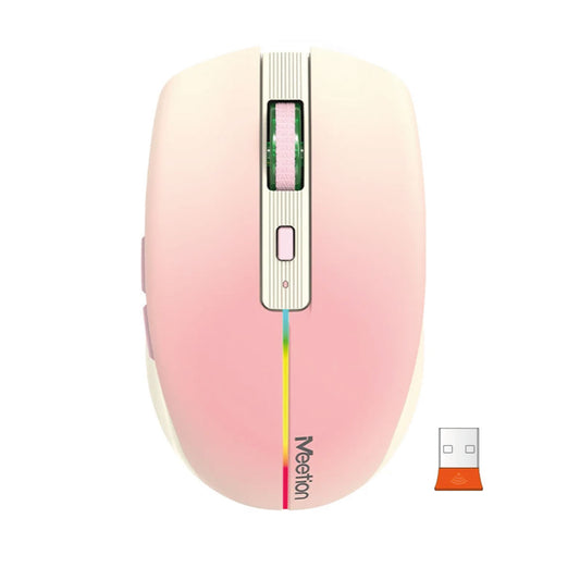 Mouse Inalámbrico BTM002 MEETION Rosa