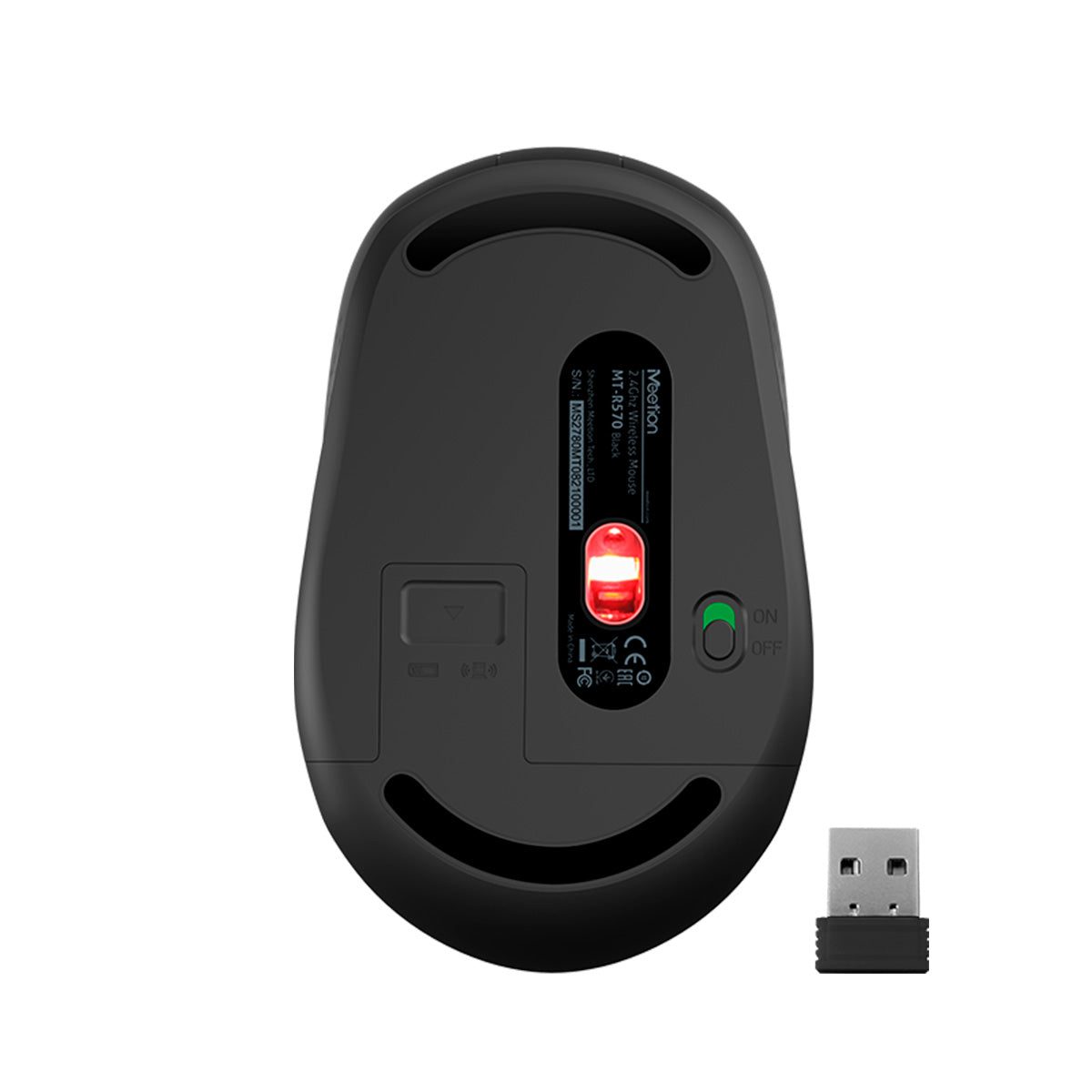 Mouse Inalámbrico MEETION R570 Black