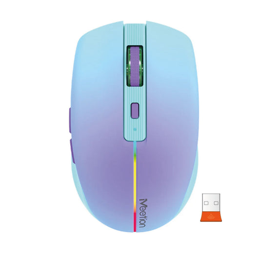 Mouse Inalámbrico BTM002 MEETION Violeta