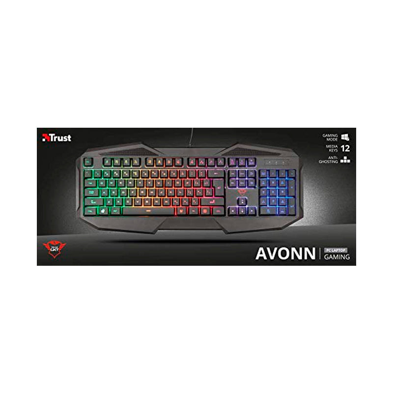 Teclado Gaming Trust Gxt 830-rw – Iluminado – Inglés